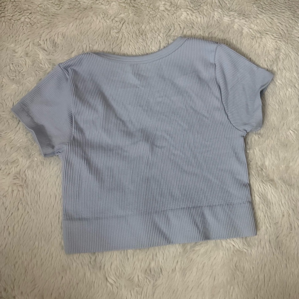 Garage Ribbed Cropped Tee - Picture 2 of 3